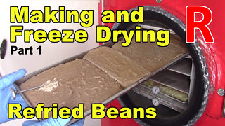 Refried Beans, Making and Freeze Drying - Part 1