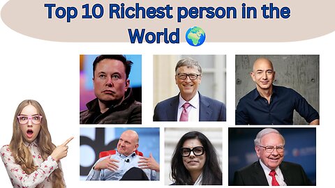 Top 10 Richest person in the world 🌎