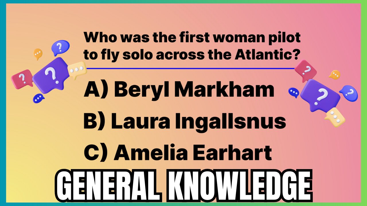 How Smart Are You? 30 General Knowledge Trivia Questions #4