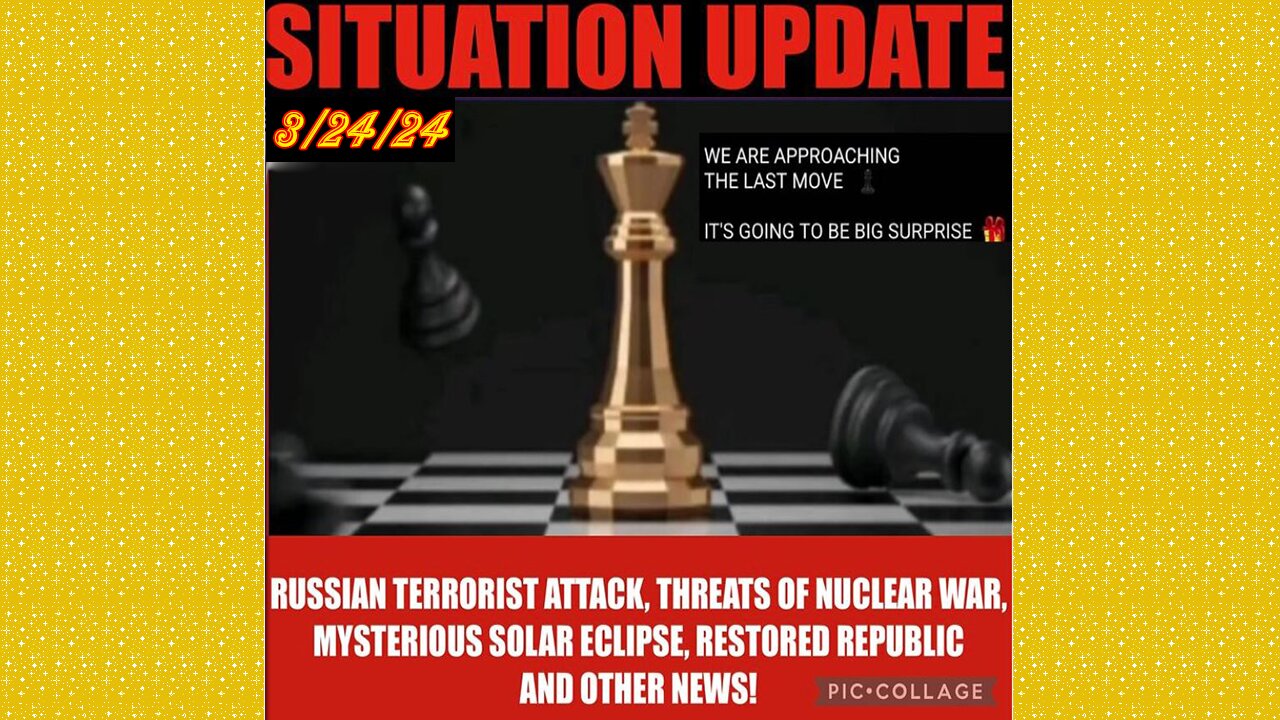 SITUATION UPDATE 3/24/24 - Covid-19/Jabs/Plan-Demics, Global Financial Crises,Cabal/Deep State Mafia