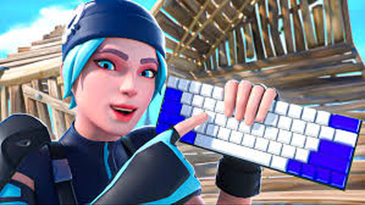 Fortnite boxfights+keyboard cam