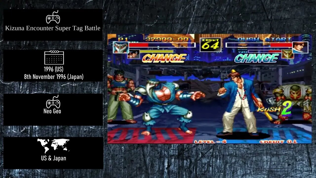 Console Fighting Games of 1996 - Kizuna Encounter Super Tag Battle