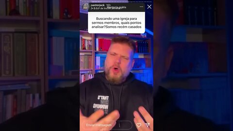 Pastor jack | Homem seja lider