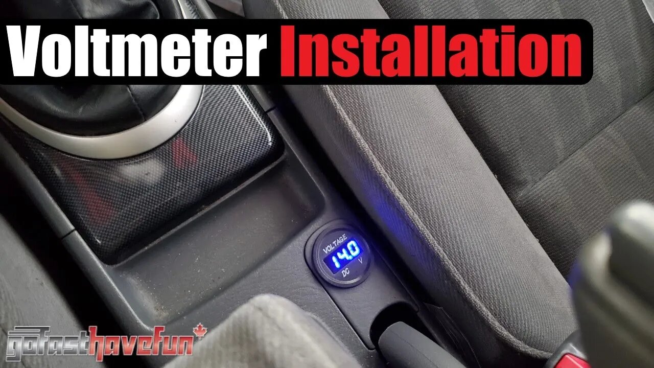 How To Install an aftermarket Voltmeter Gauge (Battery Gauge) | AnthonyJ350