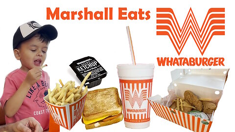 Marshall Eats Whataburger - Texas Fast Food!