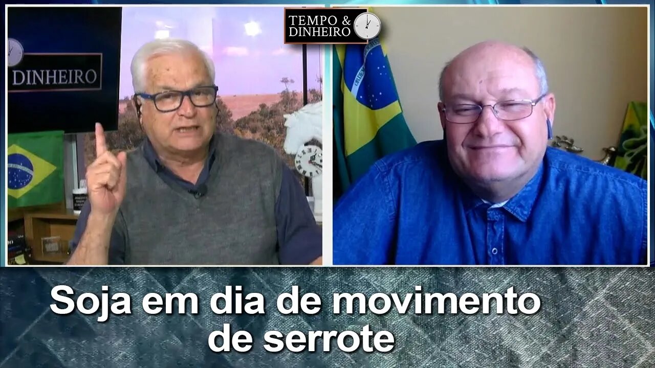 Soja em dia de movimento de serrote