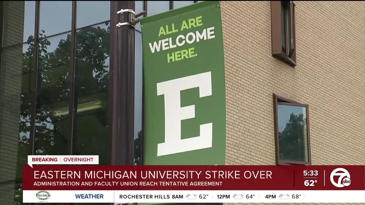 EMU professors reach contract agreement, return to the classroom