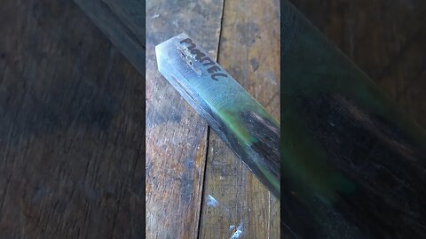 Pen blank resin driftwood #penmaking #turning