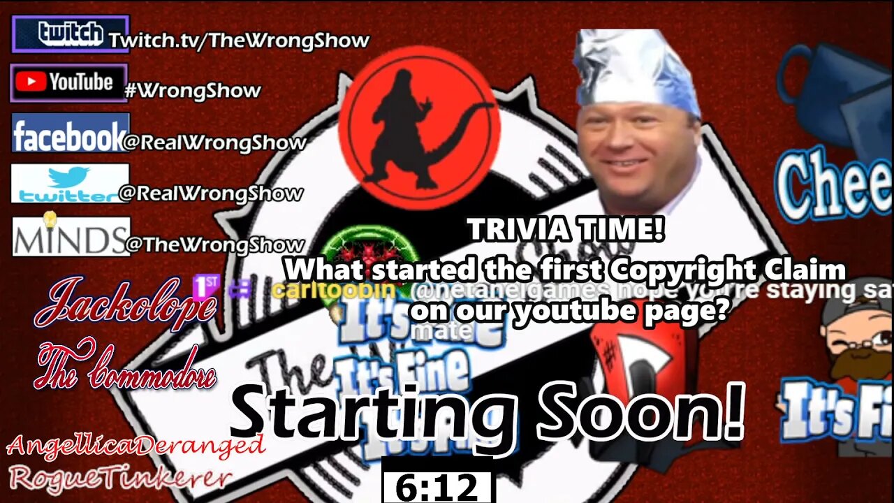 VOD - Wrong Guests and playing some JackBox games with the audience!