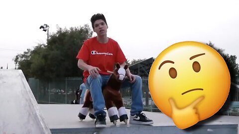 Why tf did we take a pony to the skatepark. (2019) #Riverside #California