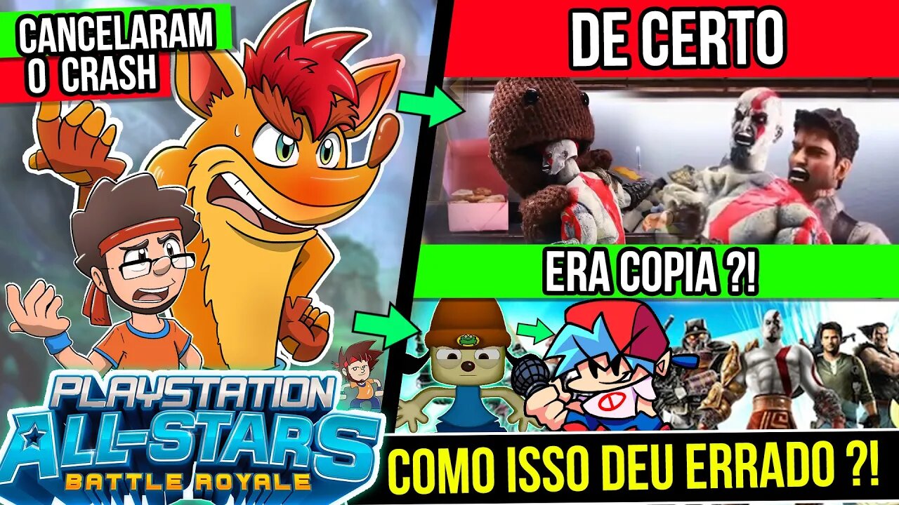 Sucesso e Fracasso na COPIA do Smash bros 😵| Playstation All Stars Battle Royale