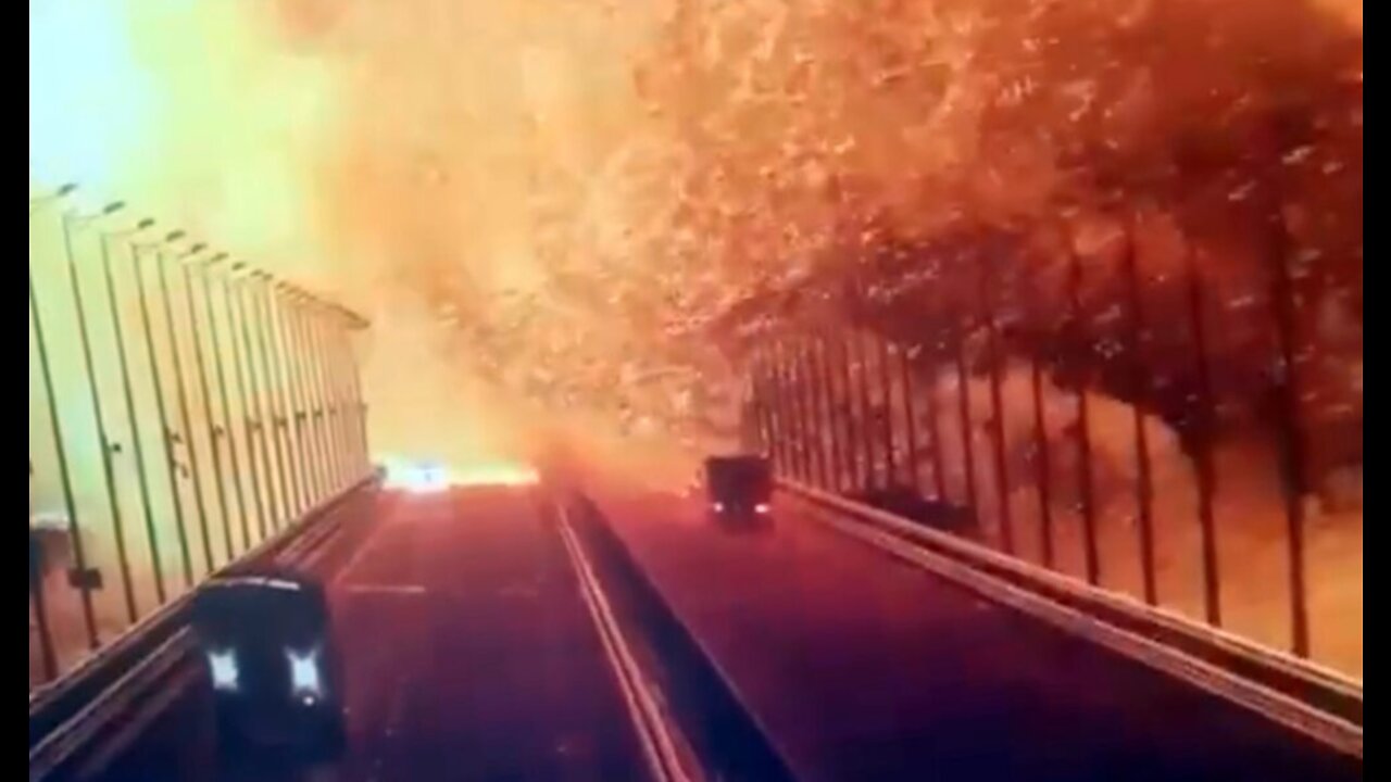 Major Explosion Destroys Bridge Connecting Crimea and Russia