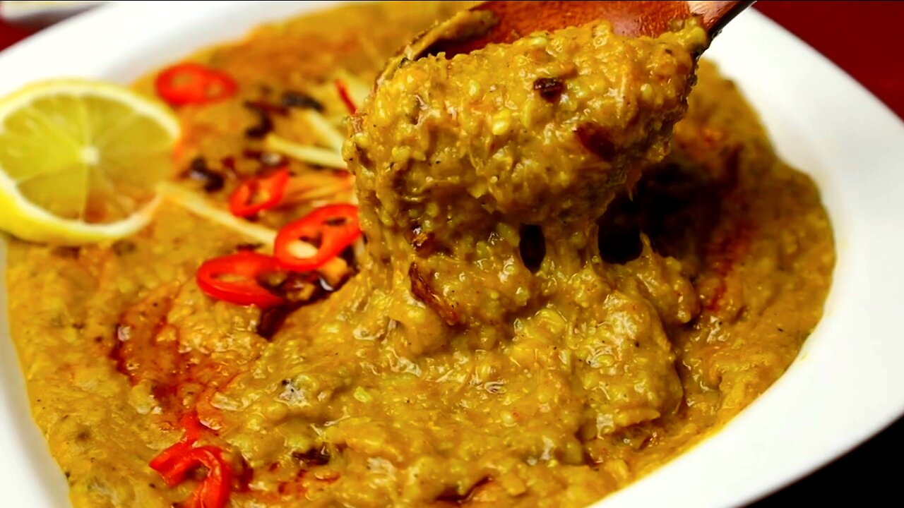 Degi Mutton Haleem bananay ka asan tarika | No pressure cooker