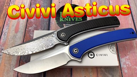 Civivi C2002 Asticus Linerlock flipper/ includes disassembly/ slender,lightweight, great design !