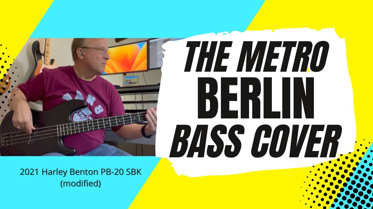 The Metro - Berlin - Bass Cover | 2021 Harley Benton PB-20 SBK