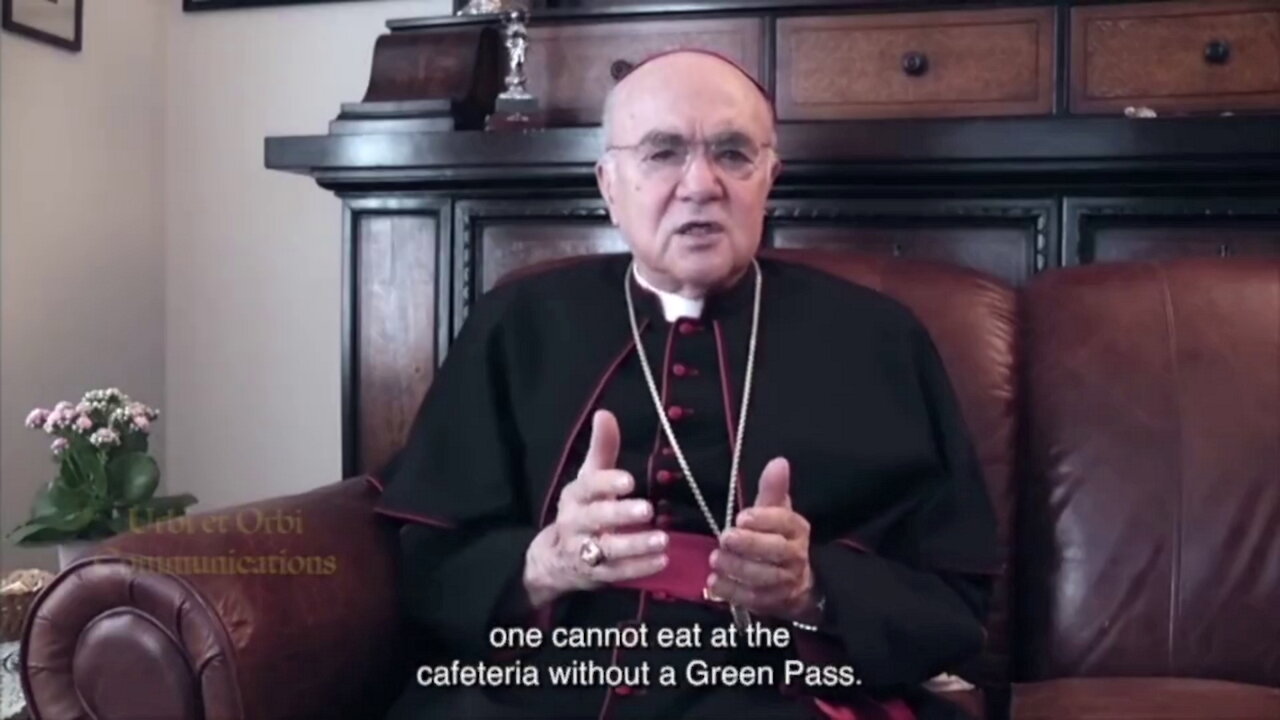 Archbishop Carlo Maria Viganò speaks against forced vaccinations and Green Pass