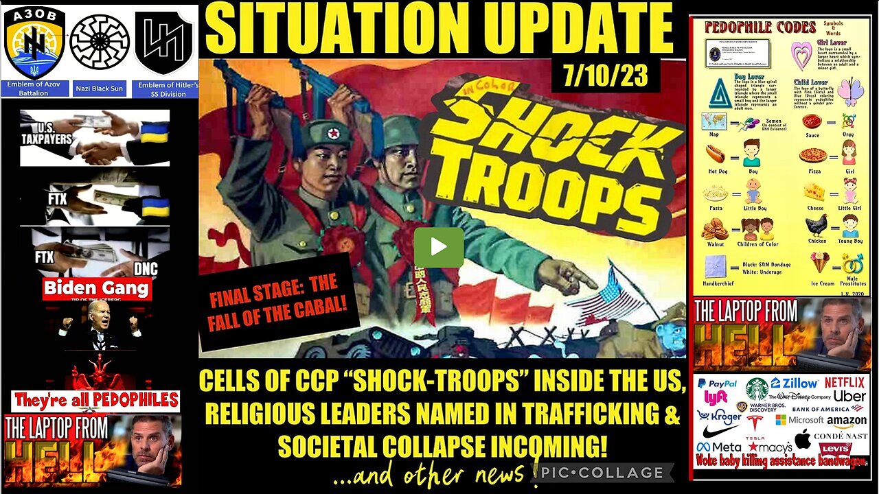 SITUATION UPDATE 7/10/23 (Election Fraud links in description)