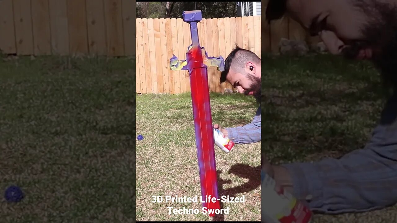 Save the World Narita Boy! 3D Printed Techno Sword #short