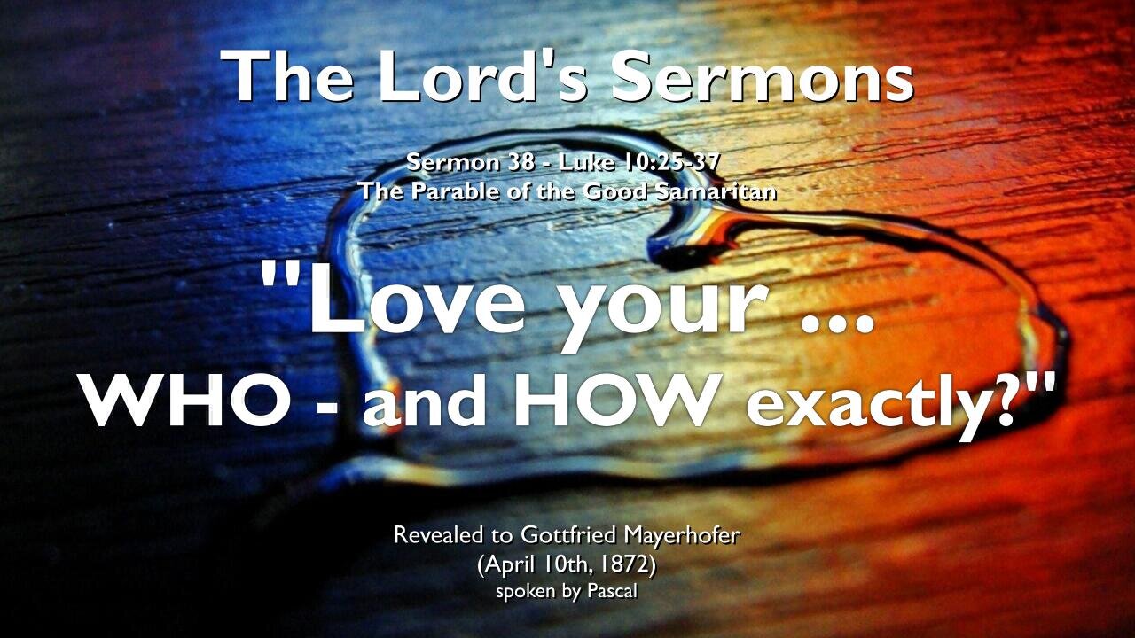 Love your Neighbour... But who is that and how do I love him? ❤️ Jesus elucidates Luke 10:25-37