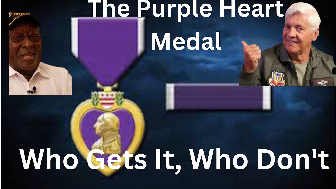 Who Gets the Purple Heart Medal | USAF Colonel (Ret) Analyzes