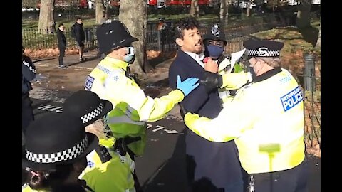 Arrested For Speaking & Exercising, Speakers Corner