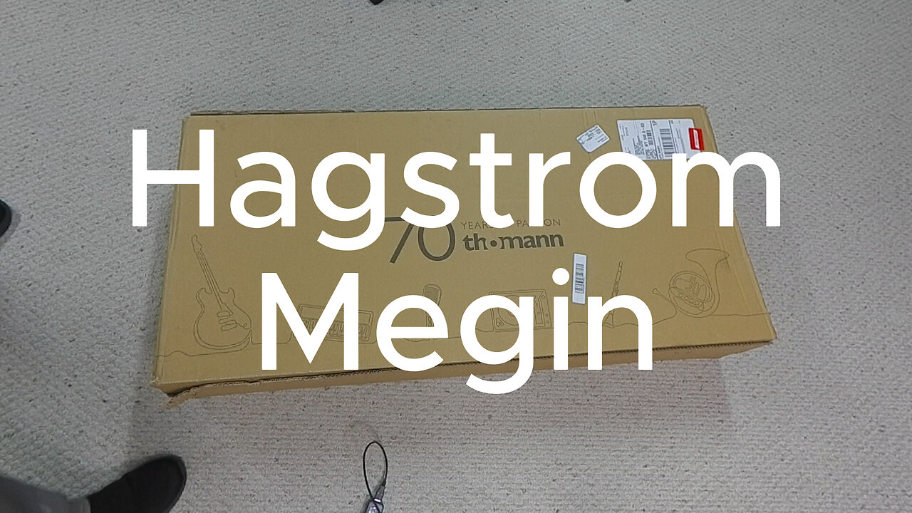 Hagstrom Megin unboxing on the bench and demo ENGL Amps New guitar day.