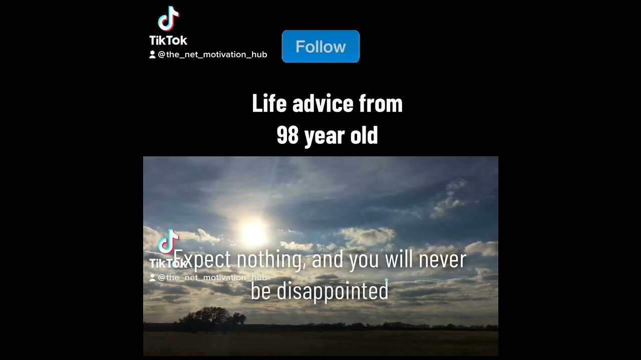 Advice from a man that has seen it all