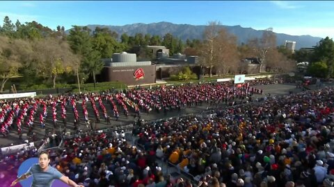 Wisconsin marching band makes history at 2023 Rose Bowl Parade