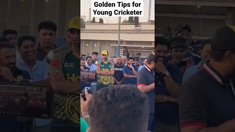 Golden Tips for Young Cricketer by Inzi Bhai Part 1