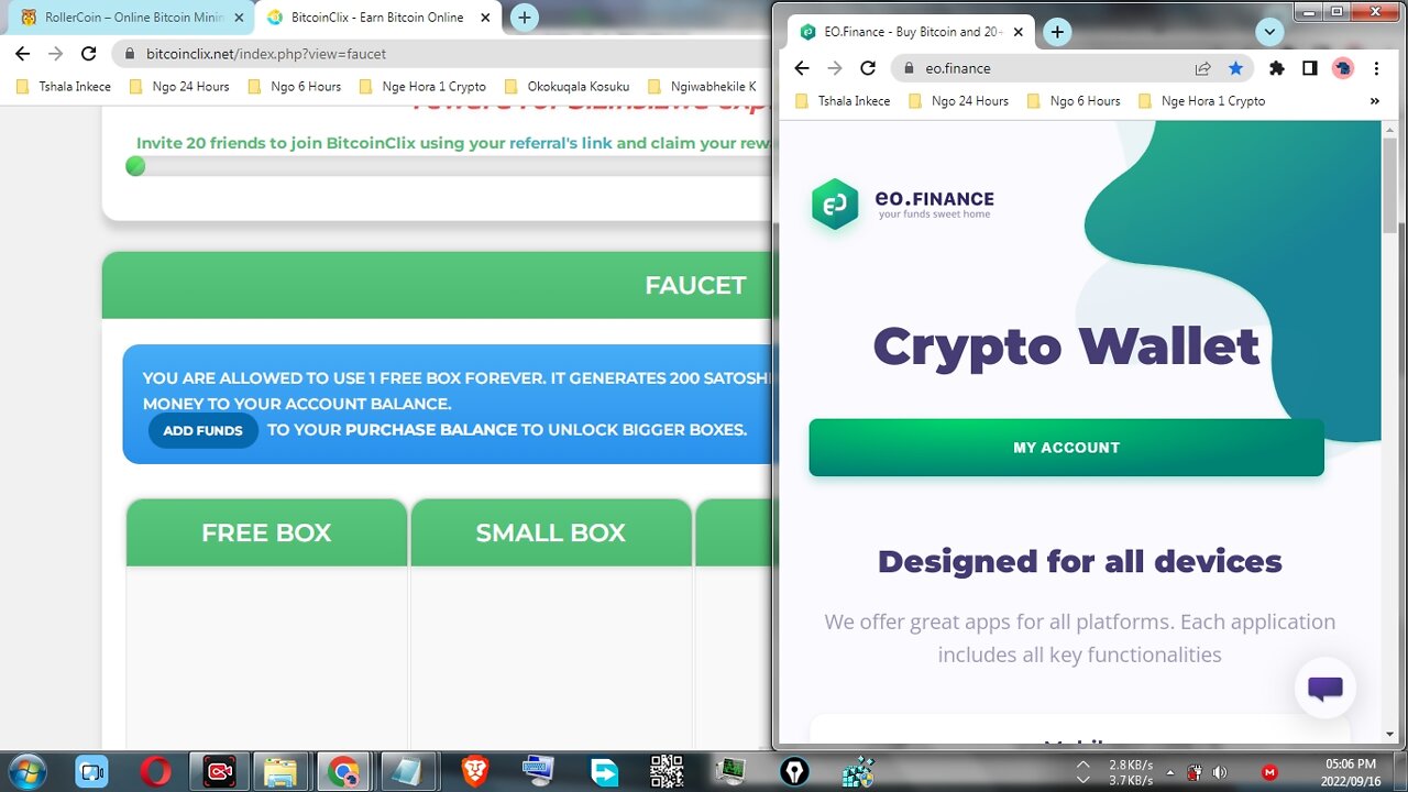 How To Earn 200 Bitcoin Faucet Money Daily At BITCOINCLIX Withdraw At EO.Finance