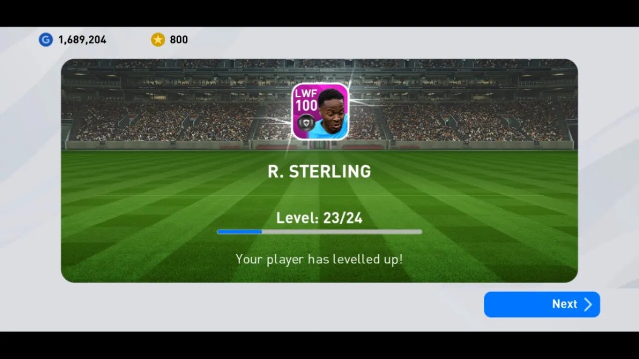 100 Rated Raheem Sterling | Full Training & Rating | PES 20 MOBILE