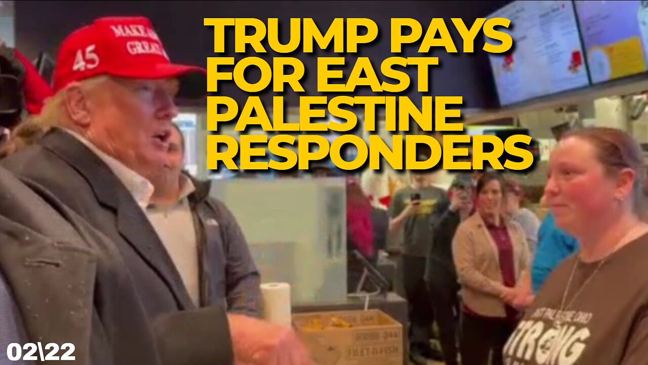 Trump Buys Food For First Responders