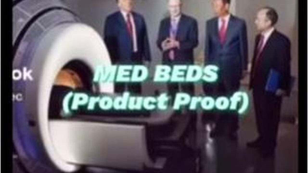 YES - MEDBEDS AND QUANTUM/FREQUENCY BASED HEALING ARE REAL TECHNOLOGIES