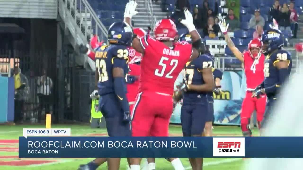 Toledo claims 2022 RoofClaim.com Boca Raton Bowl