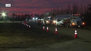 LCEC energizing lines on Pine Island and Matlacha