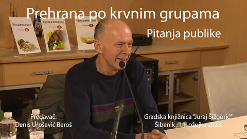 Prehrana po krvnim grupama - Denis Beroš - Šibenik 10.03.2023.