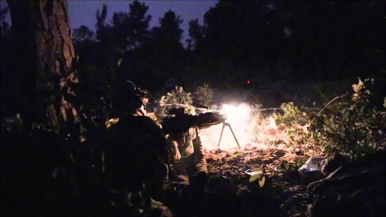 US Infantry Conduct Nighttime Ambush at JRTC, Fort Polk