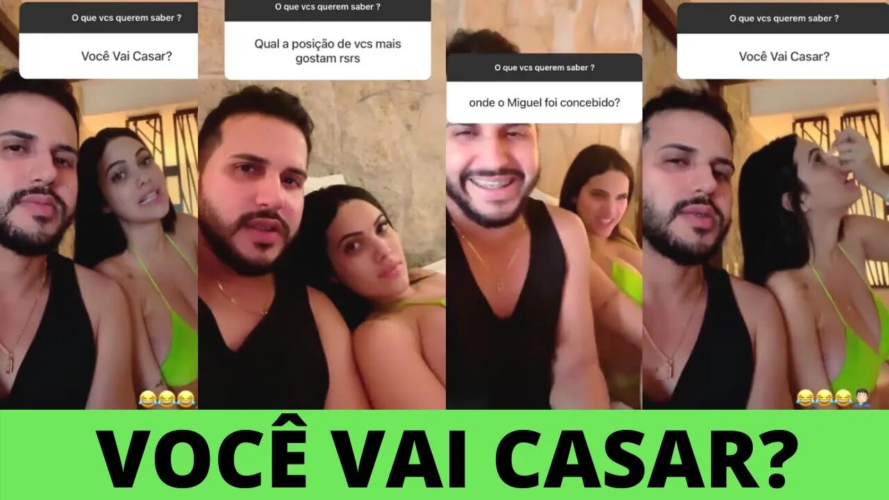 BABAL GUIMARÃES e EMILY GARCIA Respondem as PERGUNTAS PICANTES DE Seus SEGUIDORES