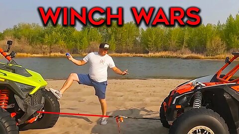 Winch War Contest! Pull till one Breaks!!
