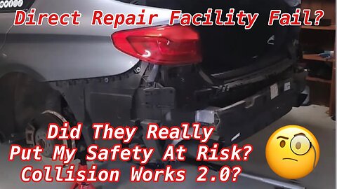 My BMW Is F$!&KED! By A Bad Repair Or The Accident You Decide…. Pics And Video 🧐