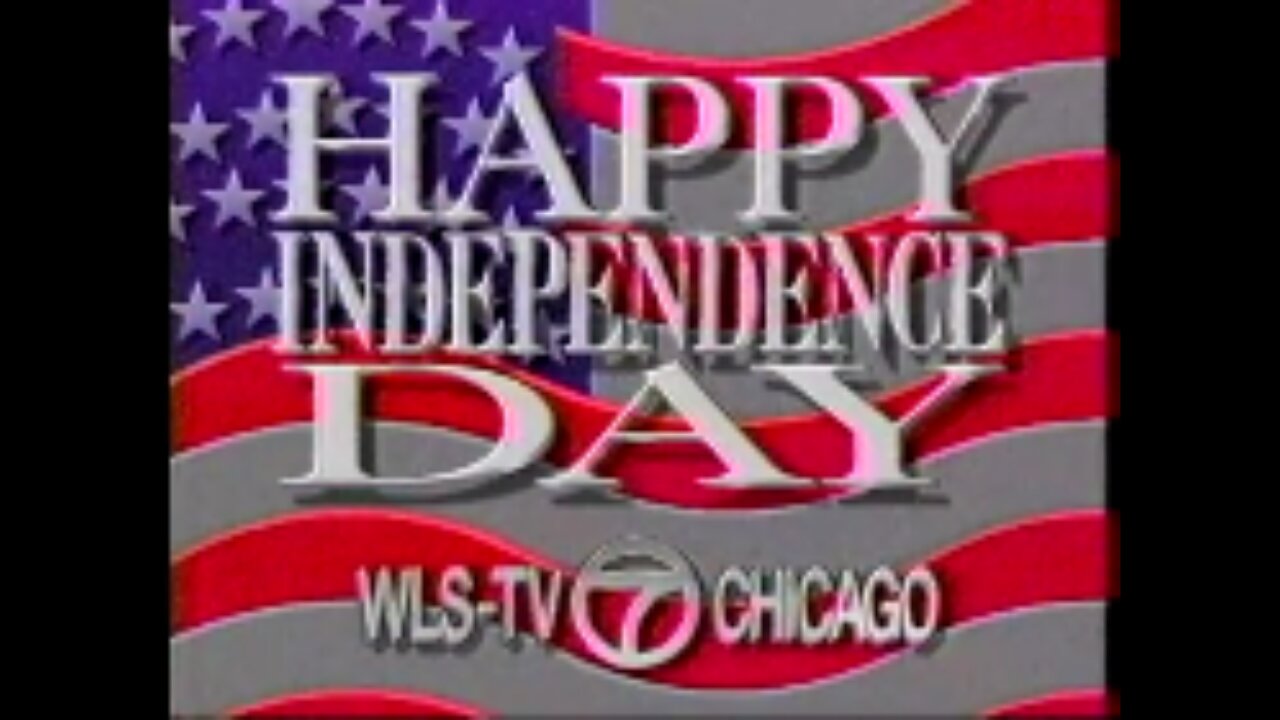 July 4, 1993 - Chicago Independence Day Bumper, Continental Airlines Promo, ABC Sunday Night Movie Bumper