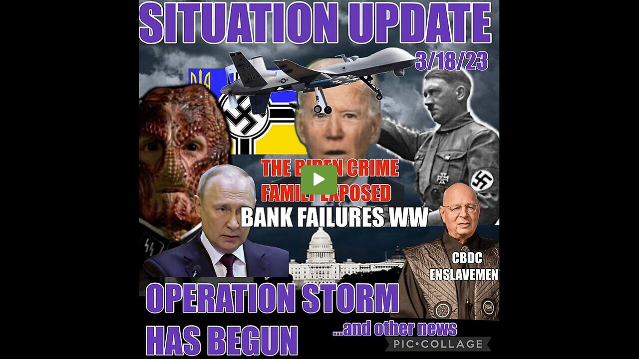 SITUATION UPDATE 3/18/23 (Adrenochrome links in description)