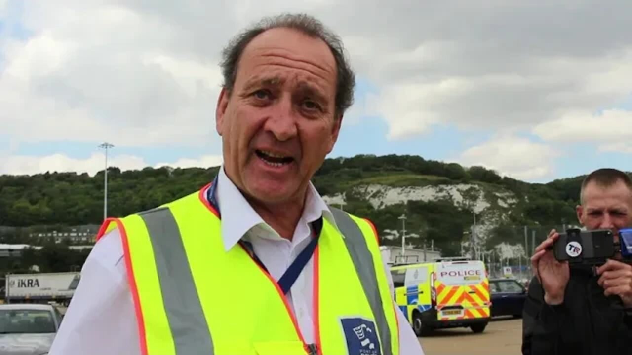 Banned from Dover Port PINK PUBLIC CAR PARK