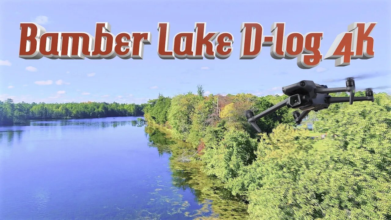 Local Lake views, leaves Changing, Shot in Dlog 4k Bamber Lake Part 1