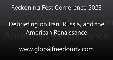 Dr. Scott Bennett. Reckoning Fest Conference 2023