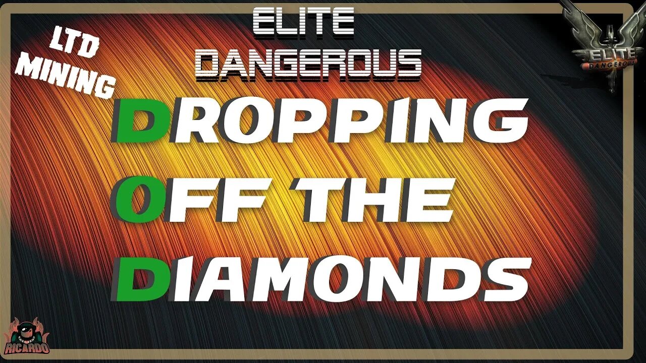 Dropping off the diamonds - Elite Dangerous Mining LIVE