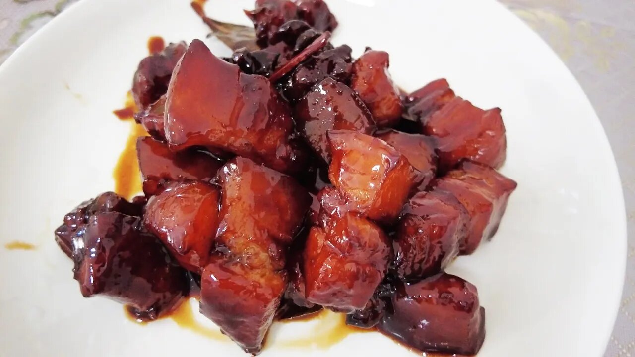 简单的家常红烧肉制作,软糥入味,肥而不腻|How to cook braised pork, learn to cook Chinese food
