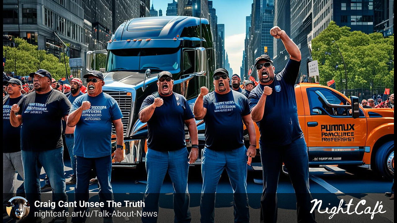 US Truck Drivers Protest New York Wont Deliver Food To New York Truckers Protest UPDATE 02182024