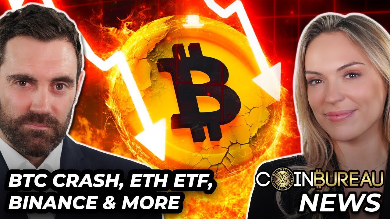 Crypto News: Bitcoin CRASH, ETH ETF, Binance FUD, & MORE!!