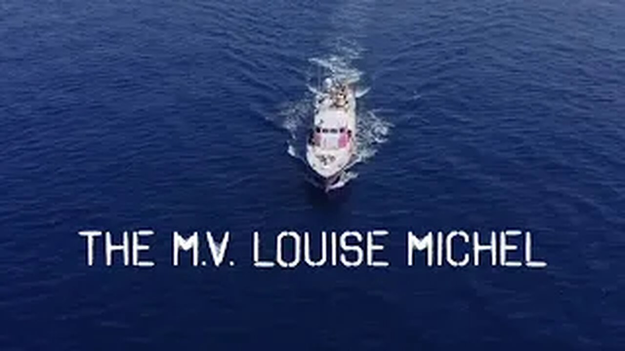 Banksy - The M.V. Louise Michel rescue lifeboat (August 29, 2020)